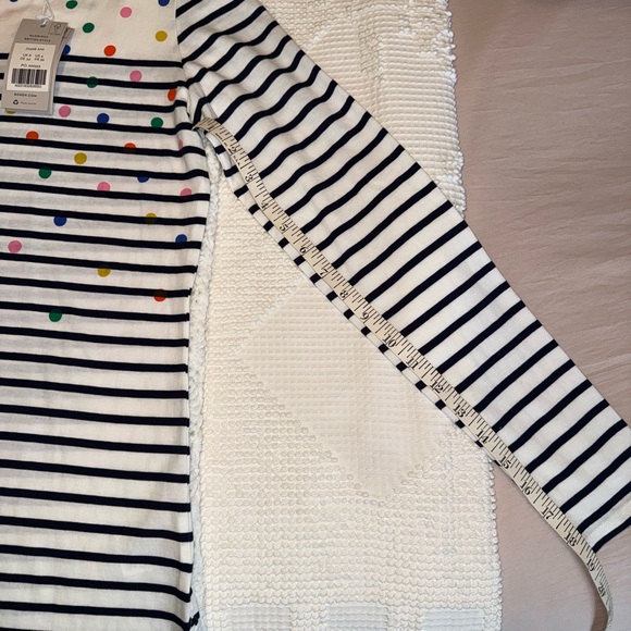 NWT Boden Breton Stripe Polka Dot Long Sleeve Top - Picture 12 of 13